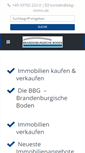 Mobile Screenshot of bbg-immo.de